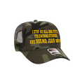 "I Stop At.." Camo Trucker Hat